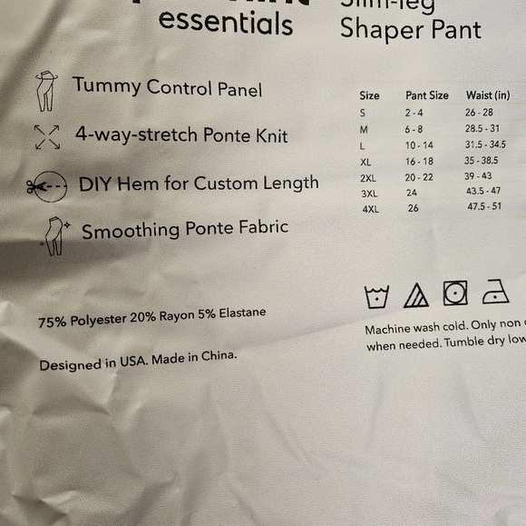 NEW LOT of 3 Shapermint leggings (black) 3X - Picture 3 of 5